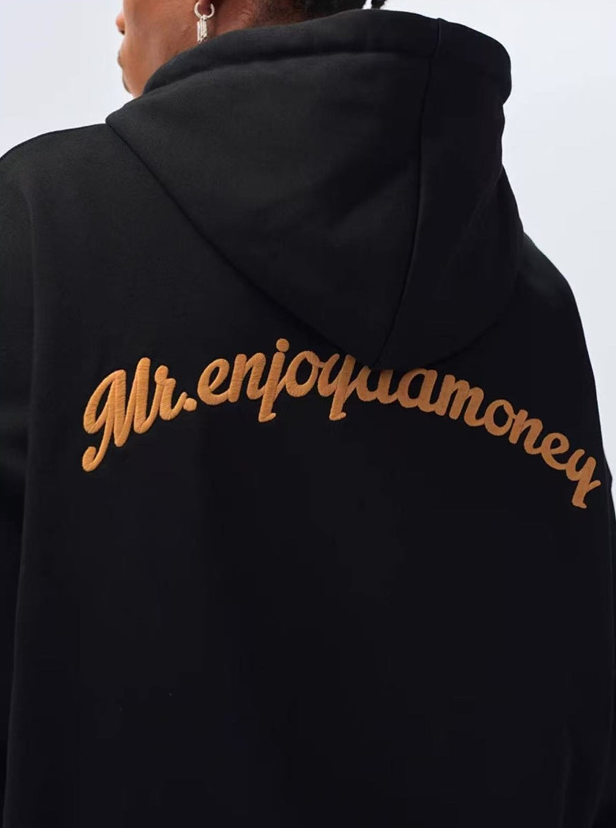 MEDM Bohemian Style Pattern fill Braided Hoodie