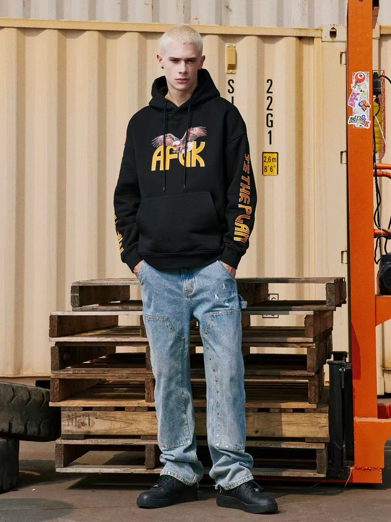 AFGK Eagle Printed Hoodie
