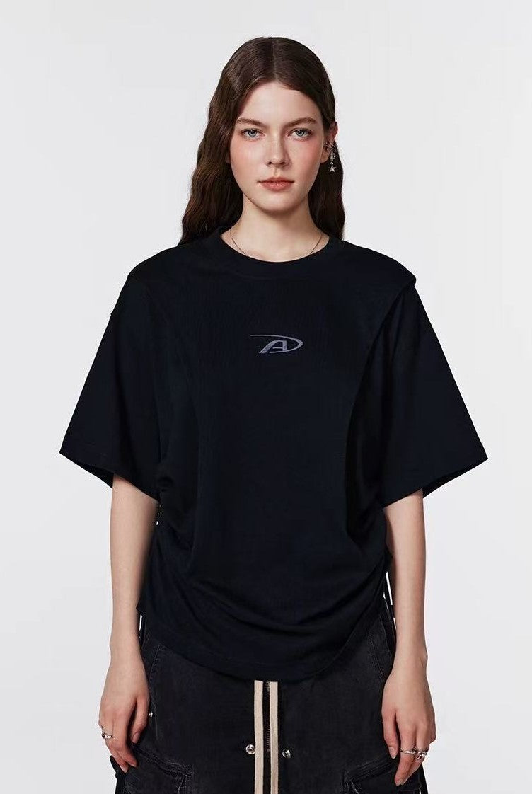 ACHOCK Logo Embroidered Short-sleeve T-shirt
