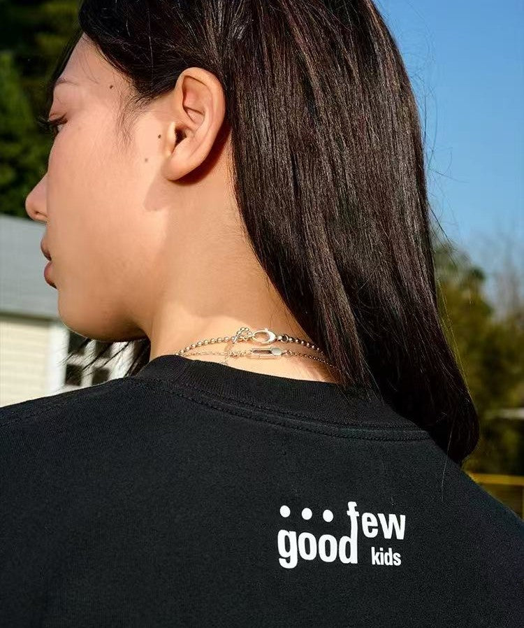 AFGK NEED MONEY Handwritten Slogan Short-sleeved T-shirt