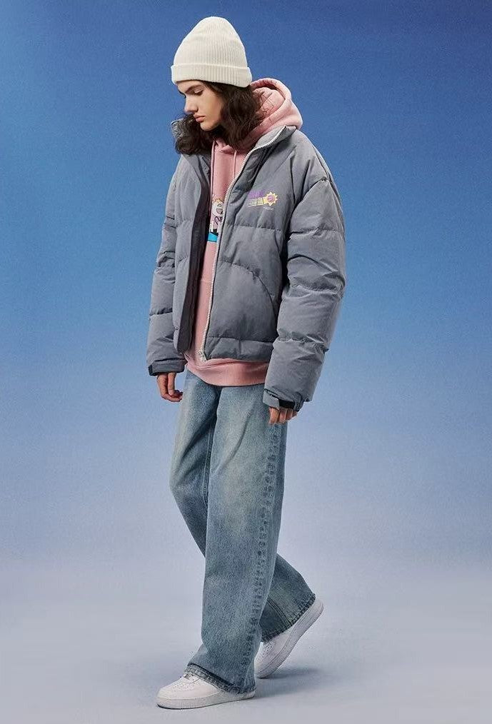 AFGK Solid Color Basketball Down Jacket