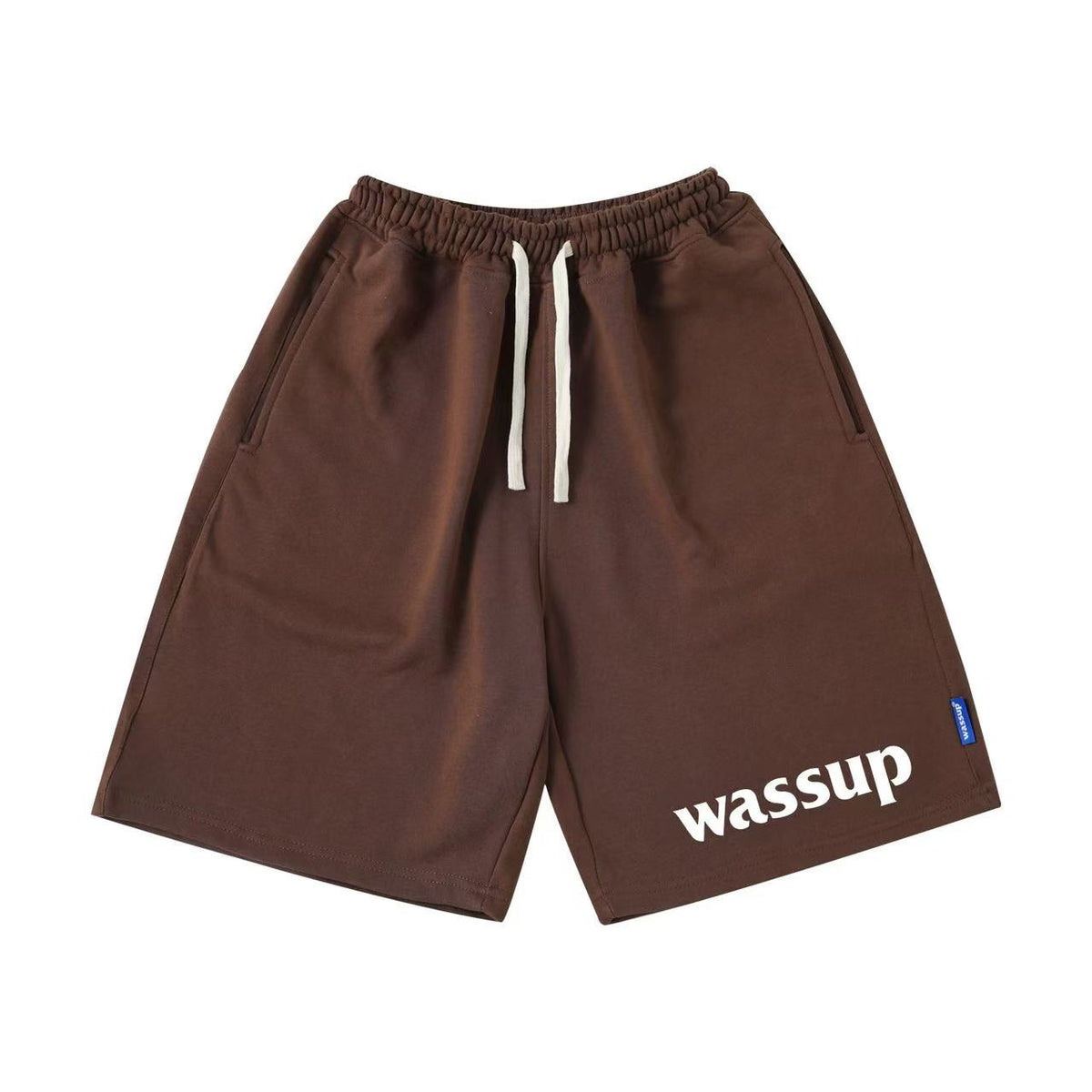 WASSUP Webbing Stitching Basketball Shorts