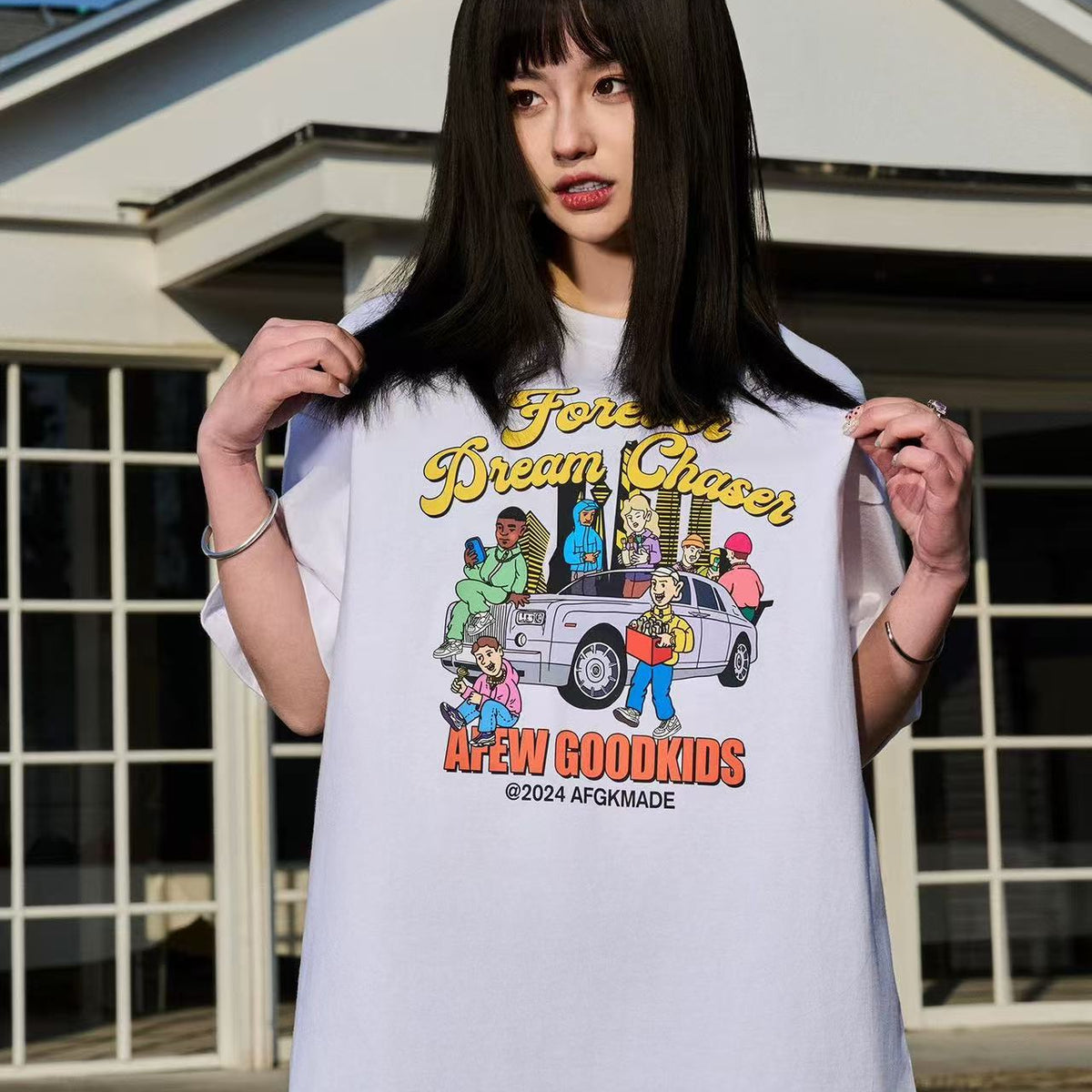 AFGK Urban Print Night View T-shirt