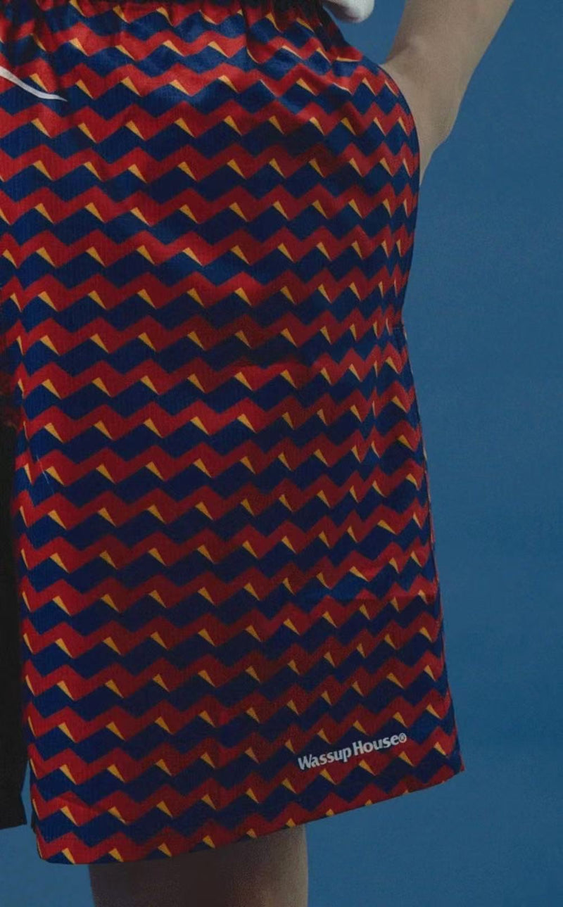 WASSUP HouseWaves Full Print Shorts