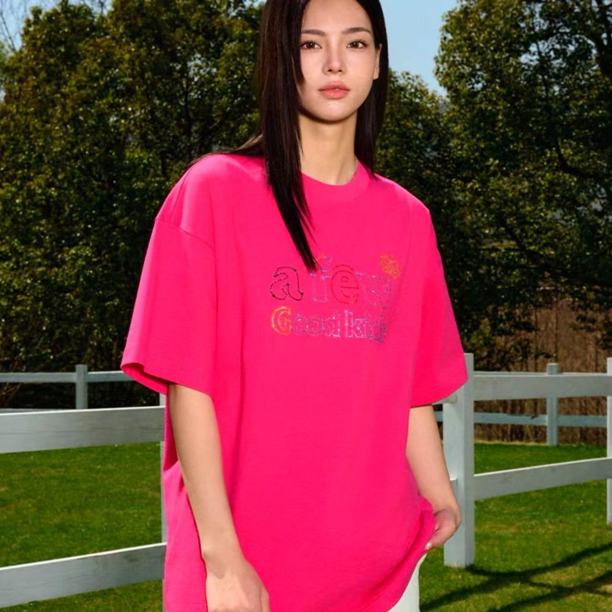 AFGK Neon Star Hot Diamond T-shirt