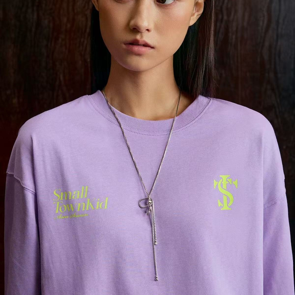 STK Vintage Logo Design Long-Sleeve T-Shirt