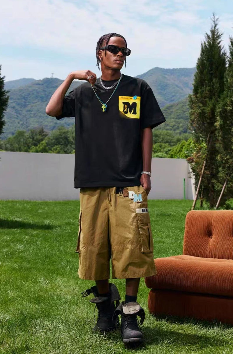 MEDM Post-it Printed Short-sleeved T-shirt