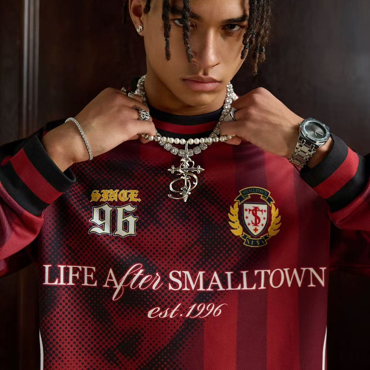 STK Vintage Casual Long-Sleeve Jersey