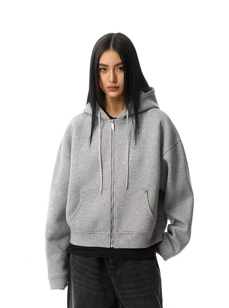 FDR Air Layer Hot Drill Cardigan Sweatshirt