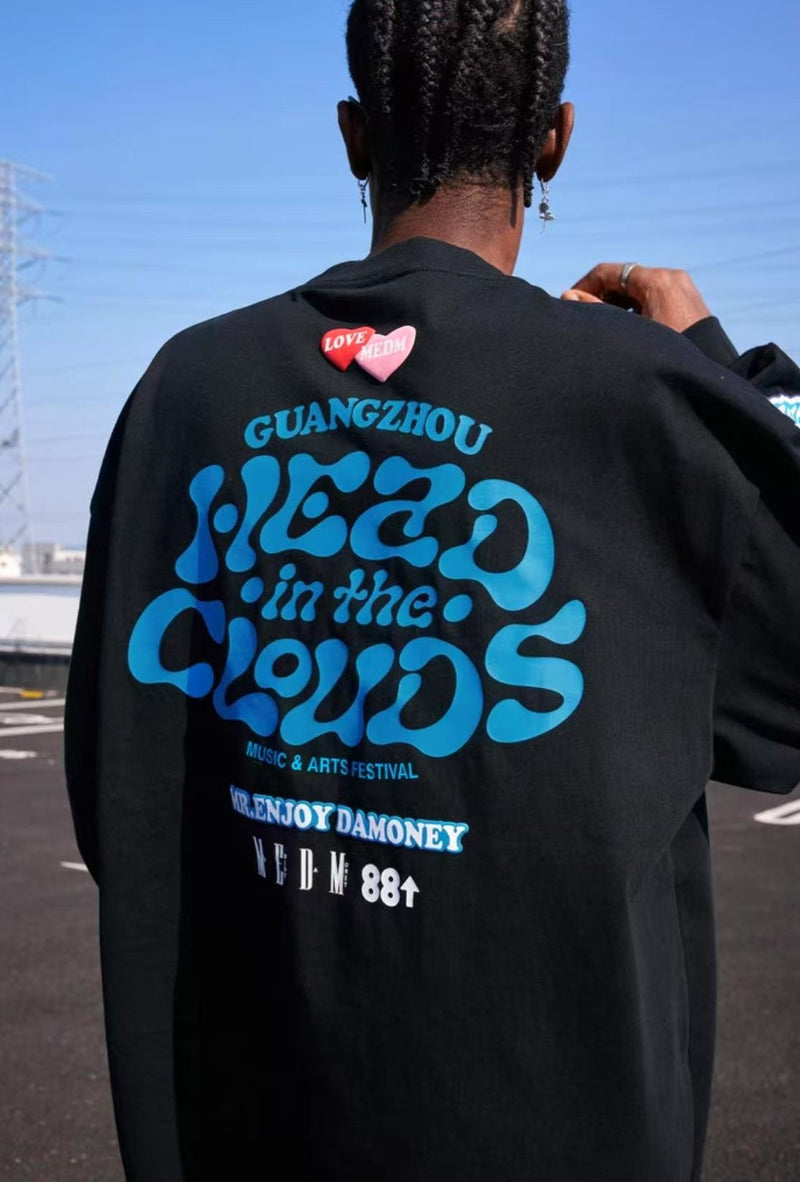 MEDMx88rising Co-branded Printed Long-sleeved T-shirt