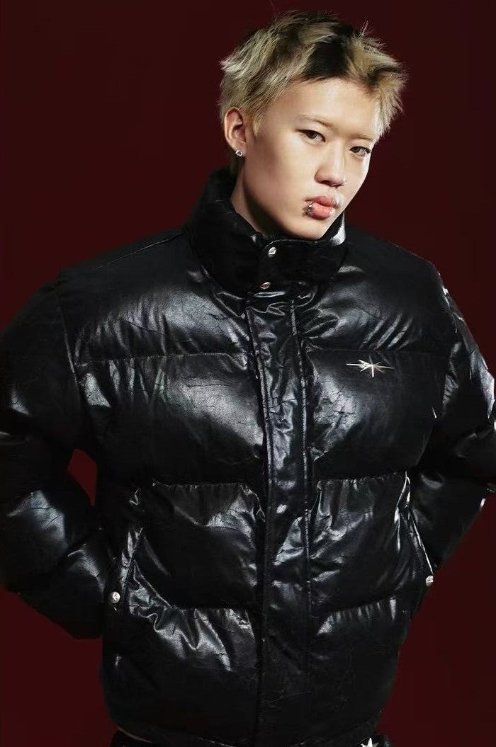 REMEDY Cracked Design Vintage Jacket