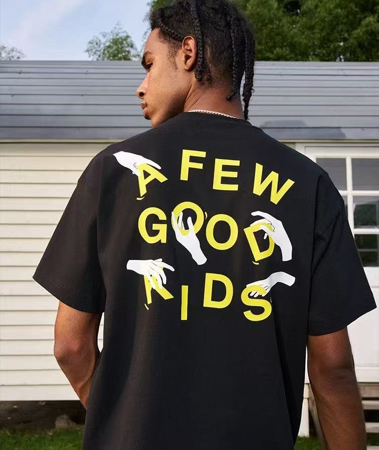 AFGK Hand-shaped short-sleeved T-shirt