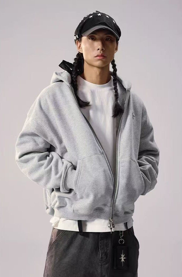 REMEDY Logo Print Hooded Backpack Sweatshirt