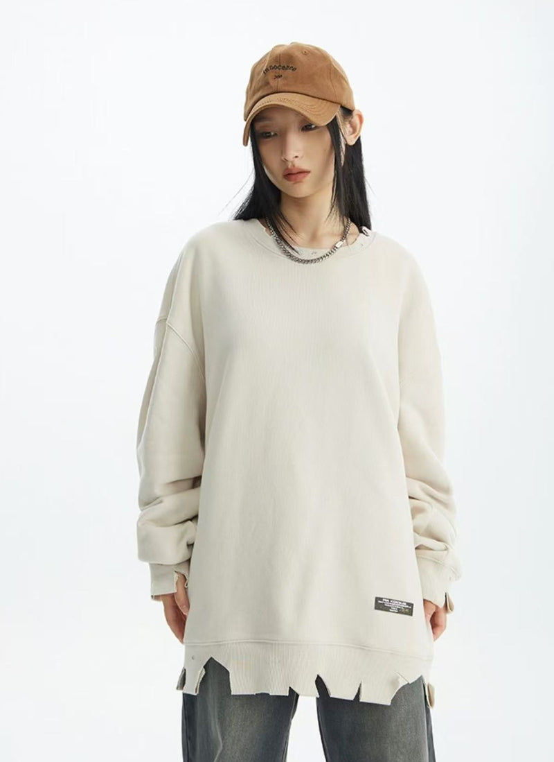 ICONSLAB Portrait Round Neck Sweatshirt