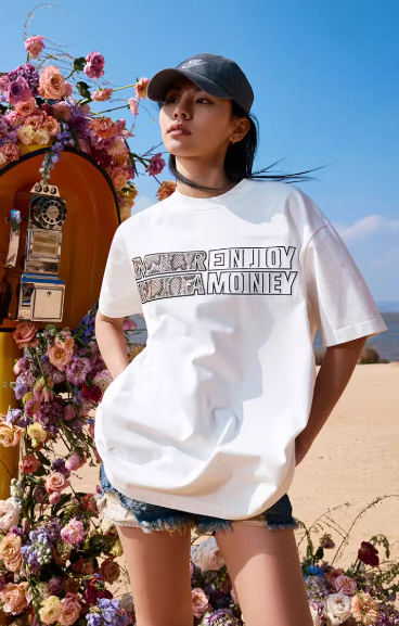 MEDM Leopard Print Snake Texture Short-sleeved T-shirt