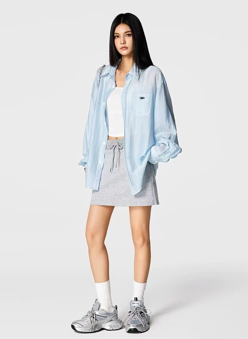 ACHOCK Drapey Lining Long-sleeve Shirt