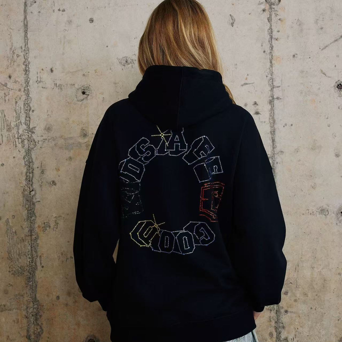AFGK Neon Star Hot Diamond Hoodie