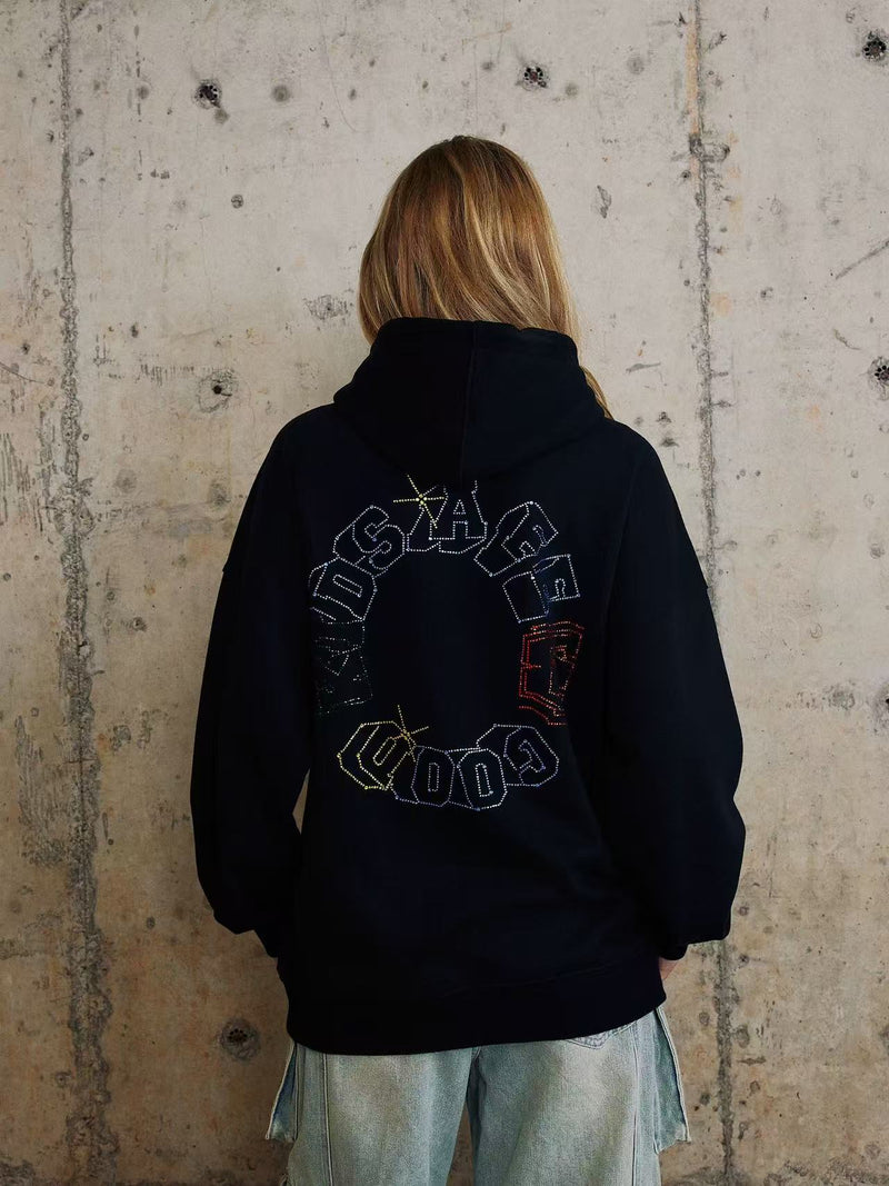 AFGK Neon Star Hot Diamond Hoodie