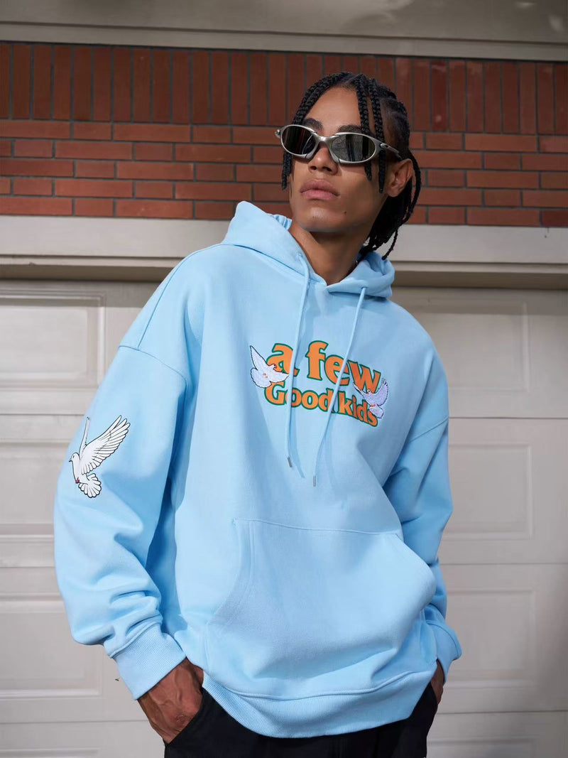 AFGK Peace Dove Embroidered hoodie