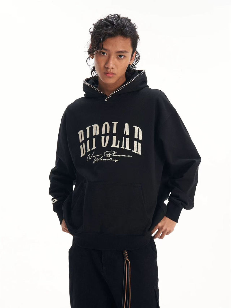BIPOLAR Chain Embroidered Hoodie
