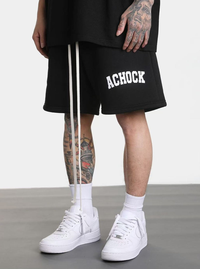 ACHOCK Logo Print Shorts