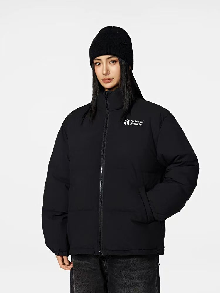 ACHOCK Sports Velvet Stand Collar Down Jacket