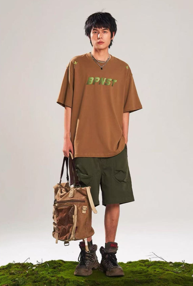 BIPOLARxNST Joint Gradient LOGO Short-sleeves T-shirts