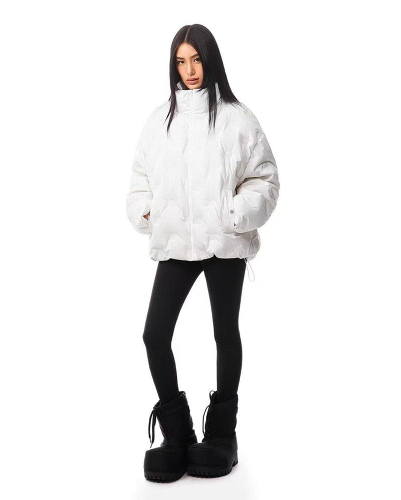 FDR Logo Embossed Down Jacket