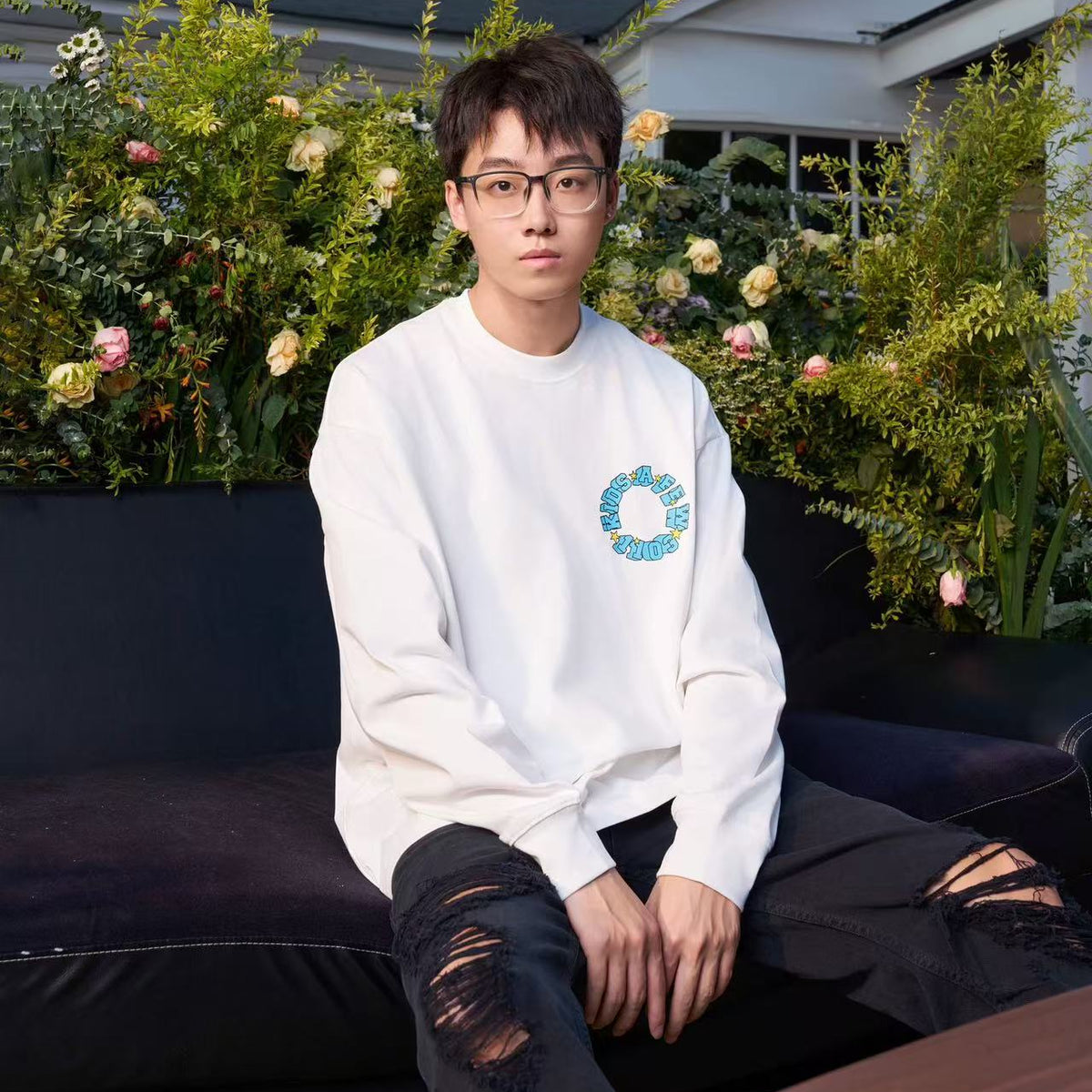 AFGK Ring Logo Long-sleeve T-shirt