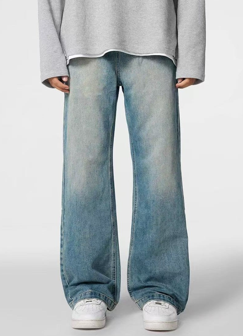 ACHOCK Creative Petal Embroidered Jeans