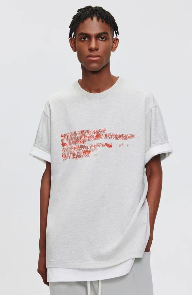 ATRY Phantom Overlapping Letters T-Shirt