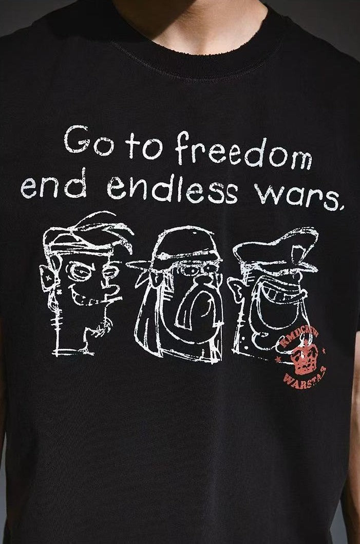 REMEDY Anti-war Short-sleeved T-shirt