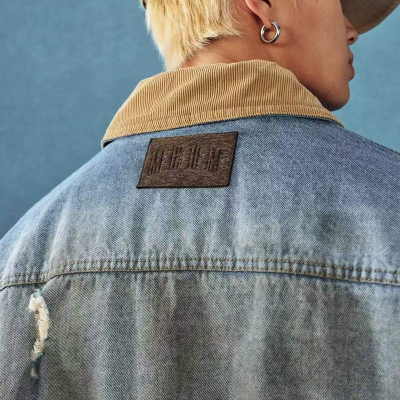 MEDM Retro Dyed denim Jacket