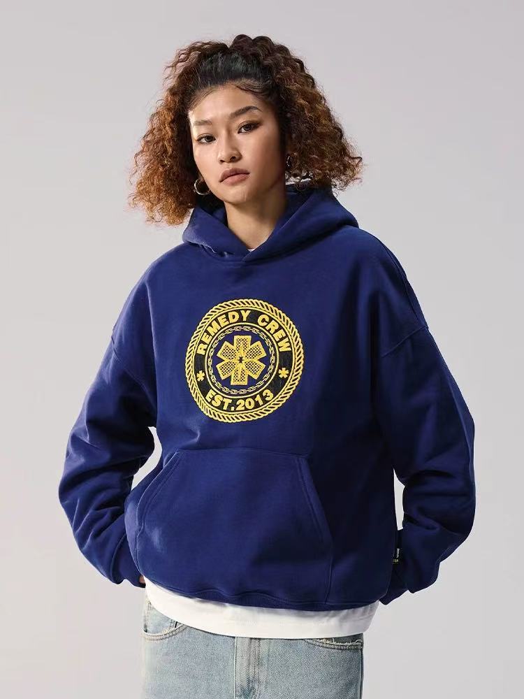 REMEDY Vintage Logo Embroidery Hoodie