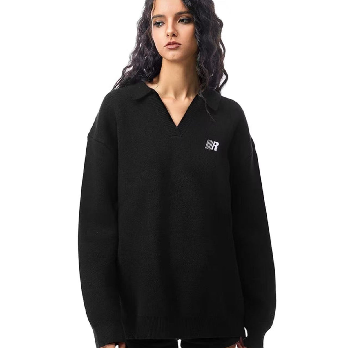 FDR V-neck Logo Sweater