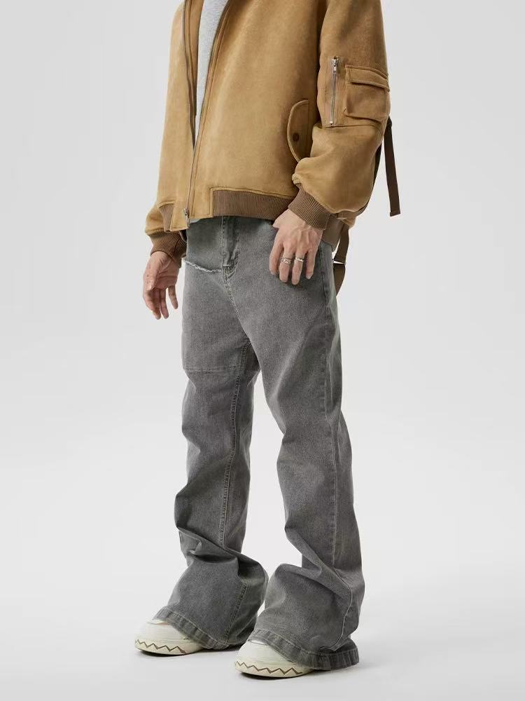 ACHOCK Smoke Gray Bootcut Jeans