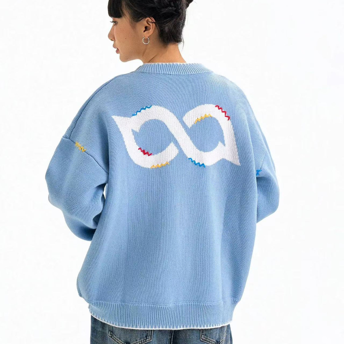 BIPOLAR Disconnected Round Neck Sweater