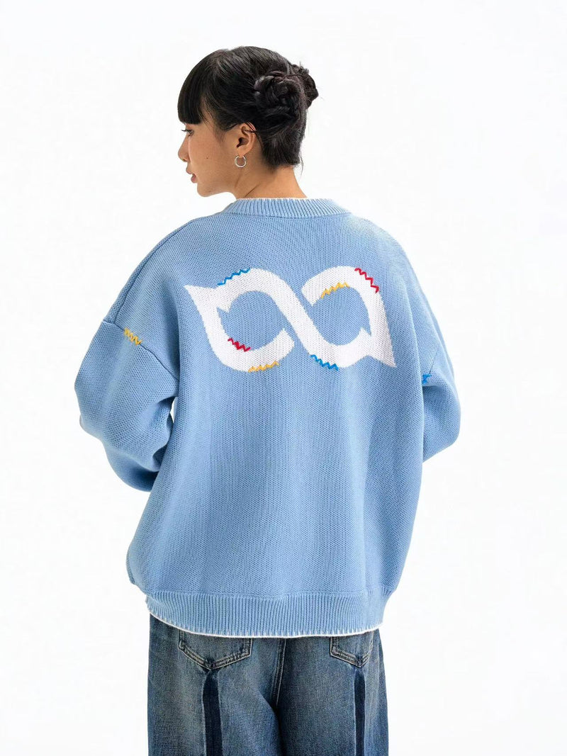 BIPOLAR Disconnected Round Neck Sweater