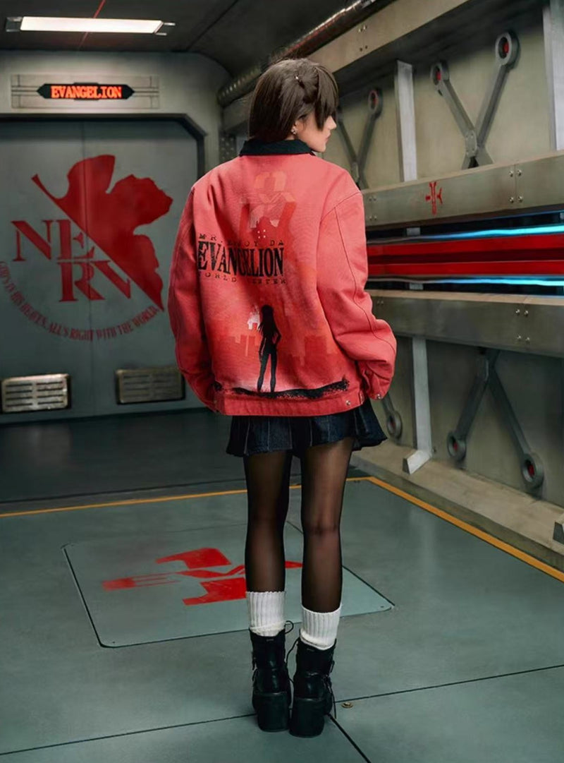 MEDMxEVA Joint Patch Washed Detroit Jacket