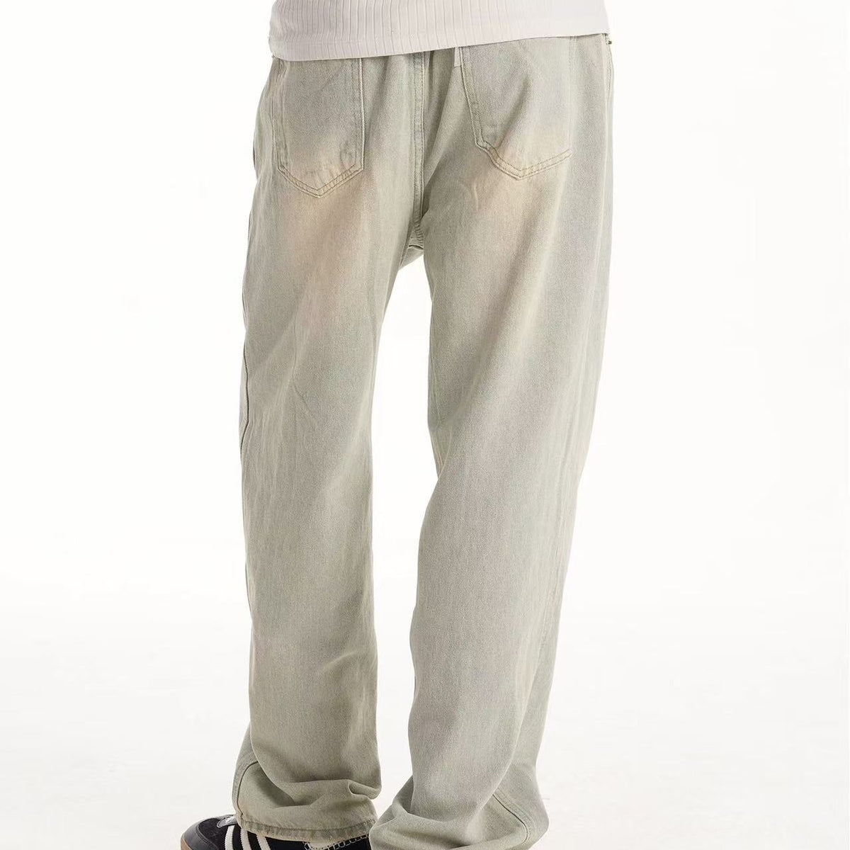 BIPOLAR Semi-elastic Straight-leg Jeans