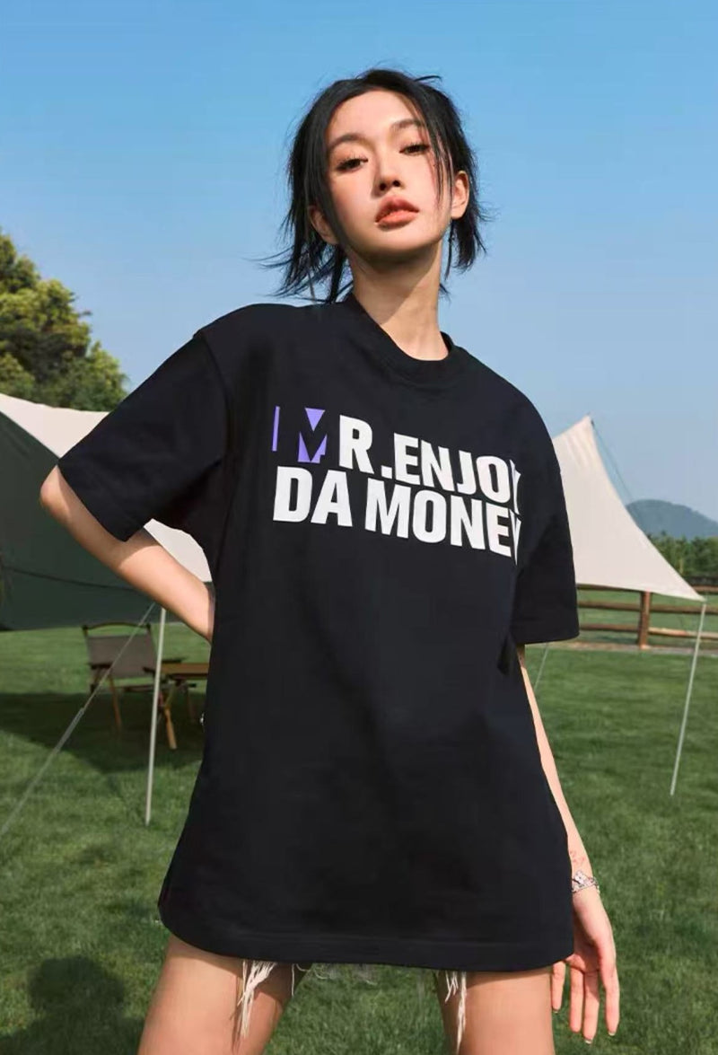 MEDM Film Letter Short-sleeved T-shirt