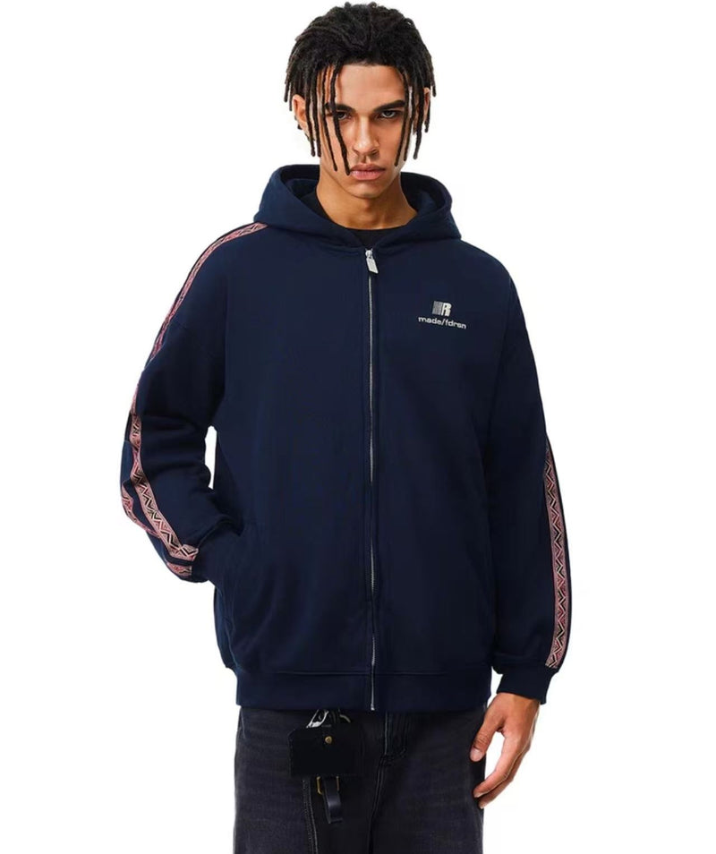 FDR Ethnic Style Web Zipper Hoodie
