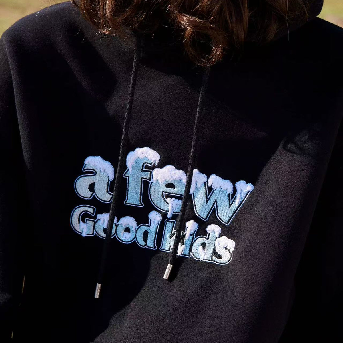 AFGK Snow Series Embroidered Hoodie