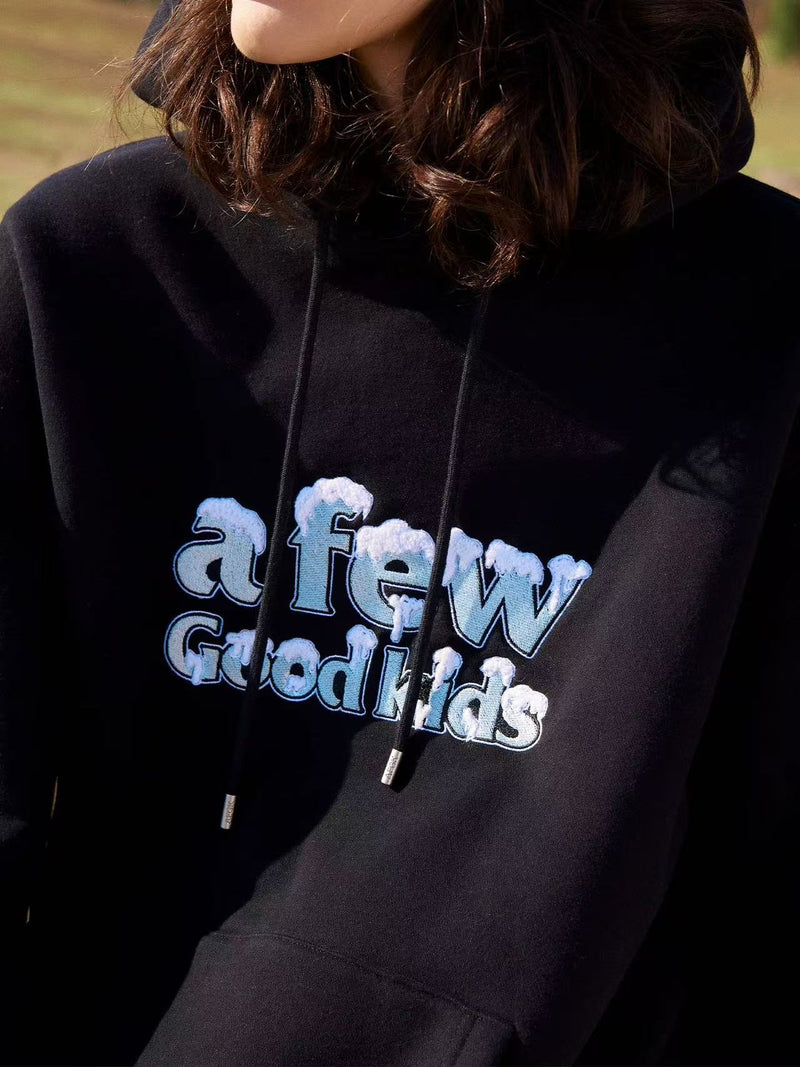 AFGK Snow Series Embroidered Hoodie