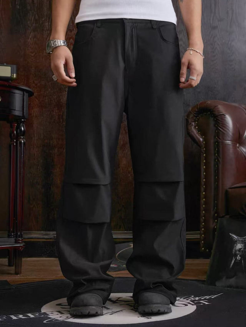 STK Vintage Double-Fold Woven Trousers
