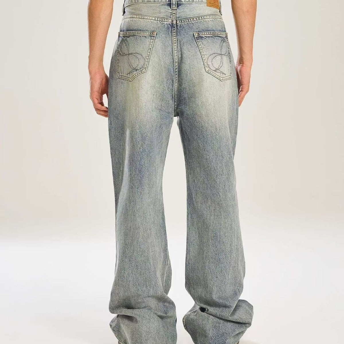BIPOLAR Mild Light Color Washed Cleanfit Denim Jeans
