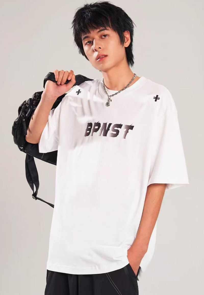 BIPOLARxNST Joint Gradient LOGO Short-sleeves T-shirts