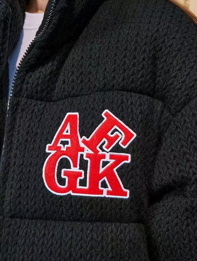 AFGK Letter LOGO Embroidered Jacket