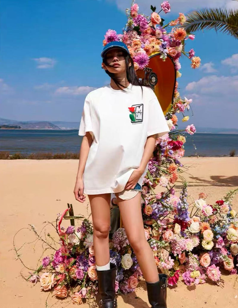 MEDM Any Door Print Short-sleeved T-shirt