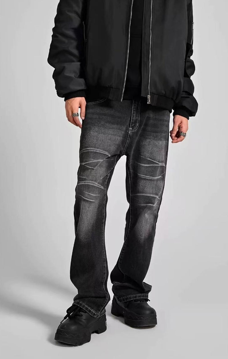 ACHOCK Retro Style Washed Jeans